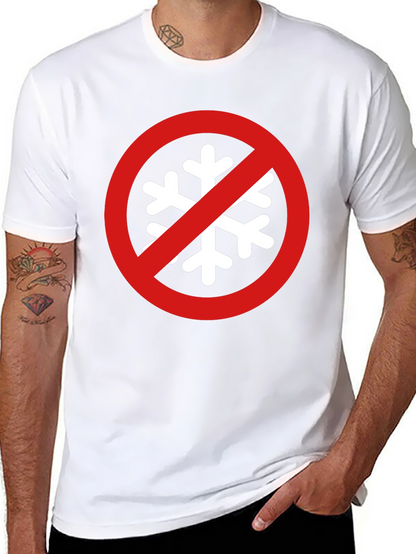 No Snowflake Zone Black T-Shirt