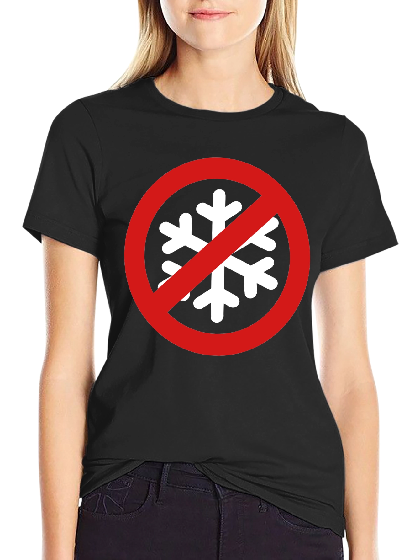 No Snowflake Zone Black T-Shirt
