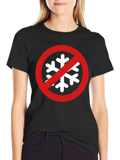 No Snowflake Zone Black T-Shirt