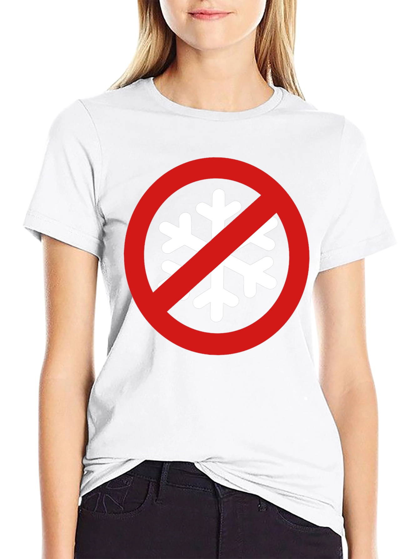 No Snowflake Zone Black T-Shirt