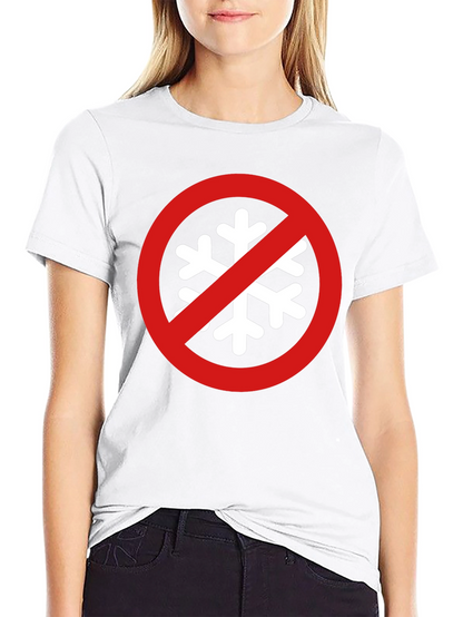 No Snowflake Zone Black T-Shirt