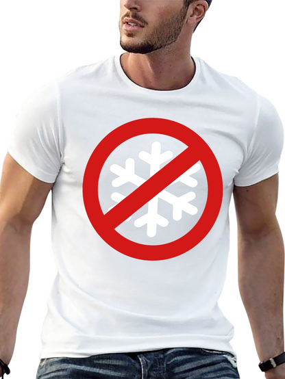 No Snowflake Zone Black T-Shirt