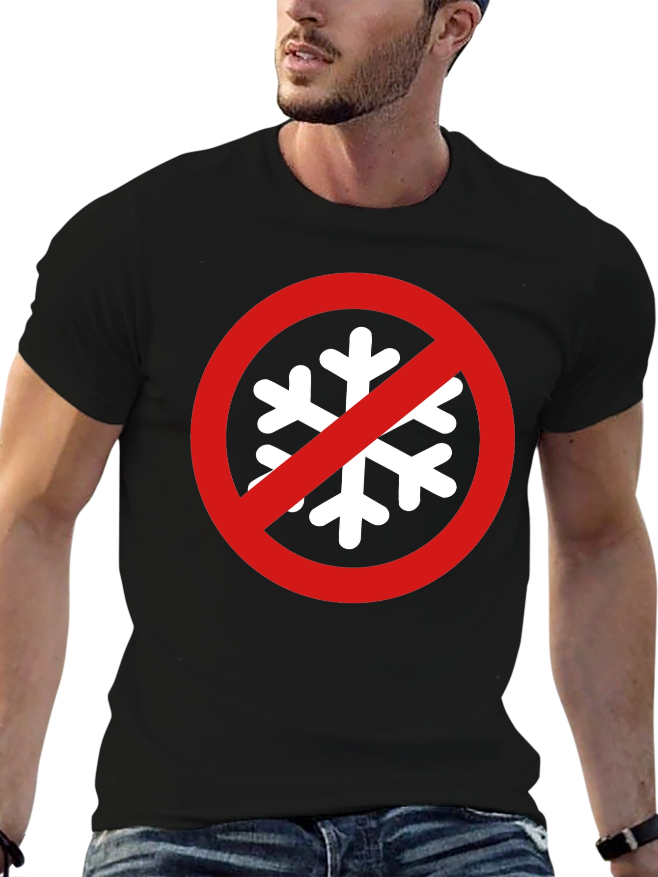 No Snowflake Zone Black T-Shirt