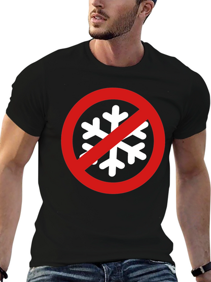No Snowflake Zone Black T-Shirt