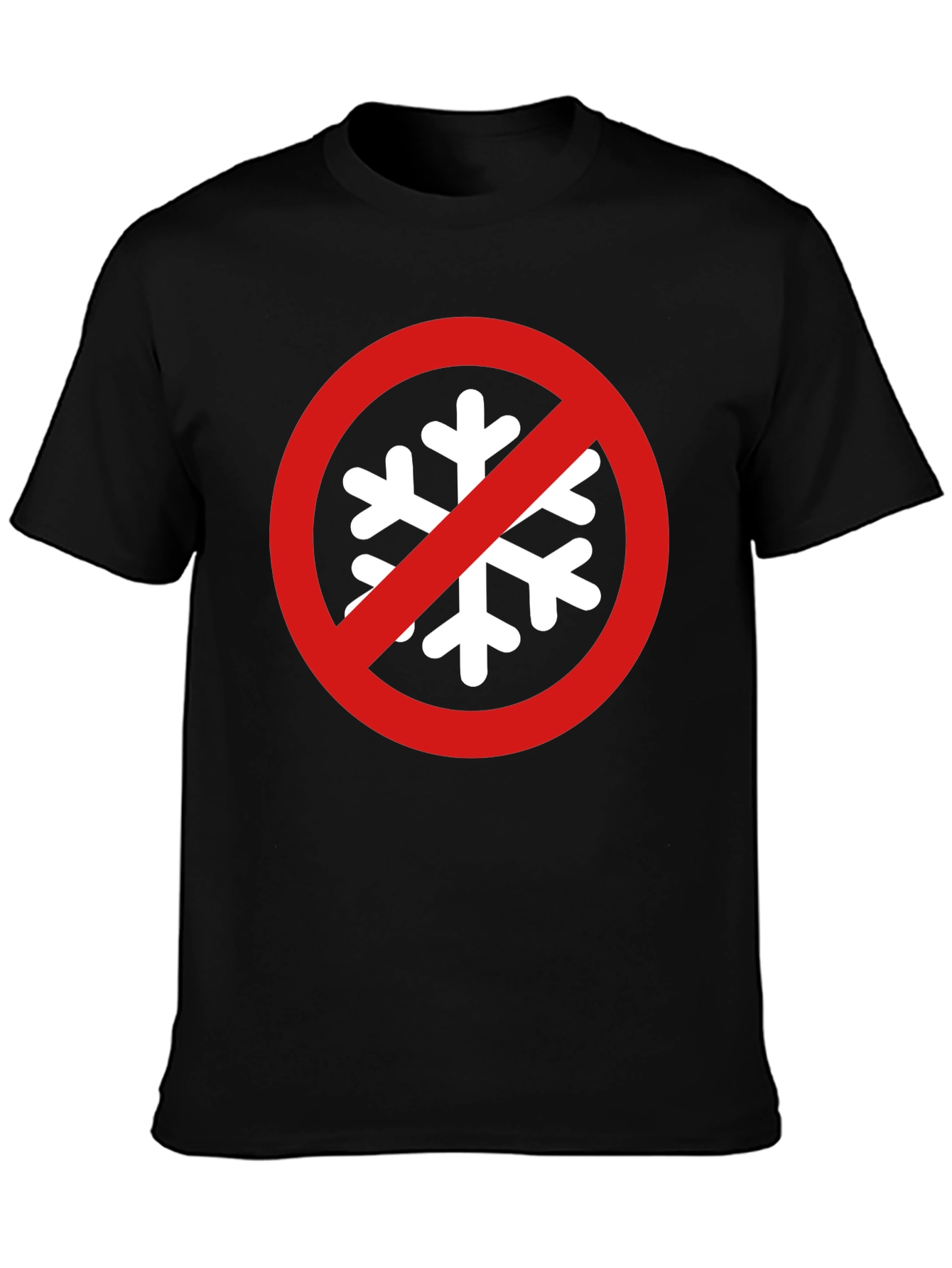 No Snowflake Zone Black T-Shirt