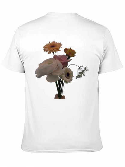 Floral Bouquet Graphic Tee - Casual Comfort