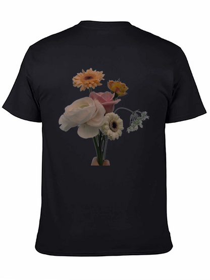 Floral Bouquet Graphic Tee - Casual Comfort