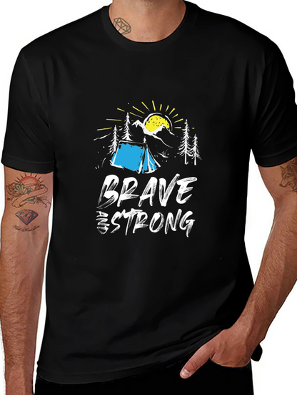 Brave Strong Camping T-Shirt