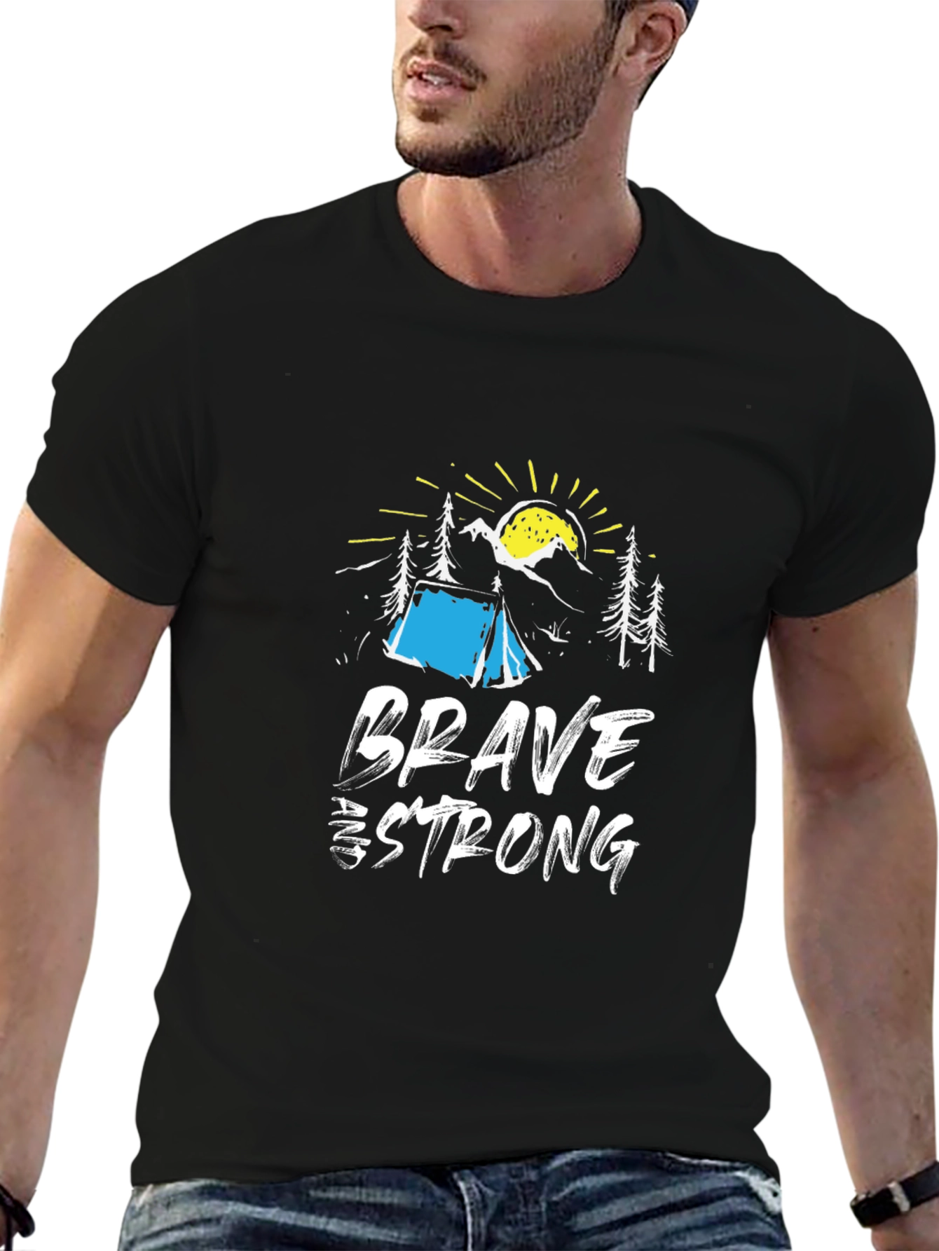 Brave Strong Camping T-Shirt