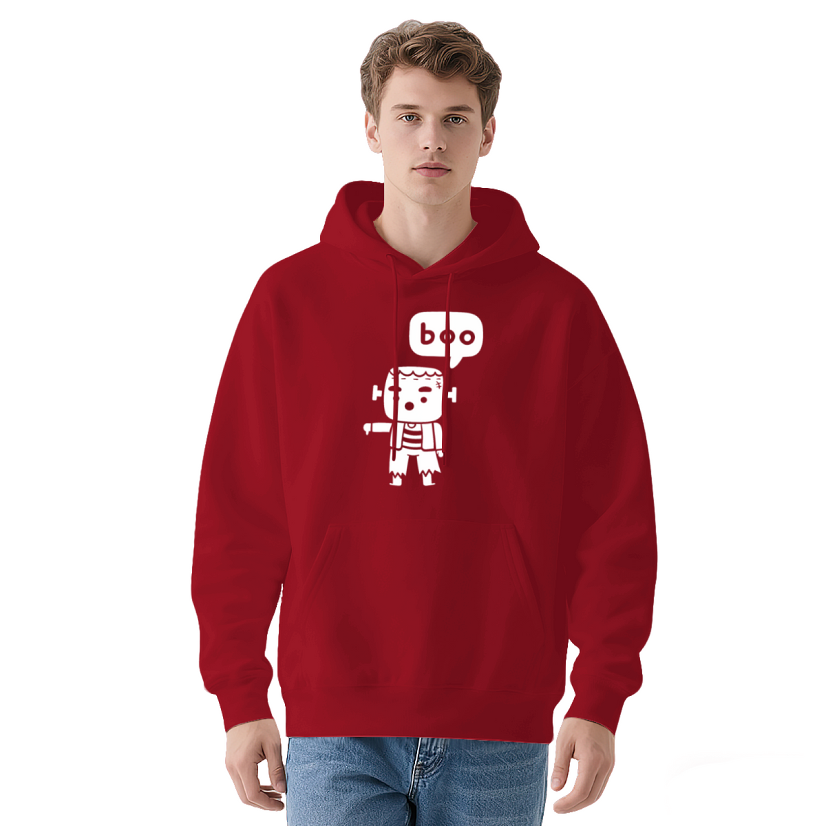 Unisex Graphic Hoodie - Green Hoodie With