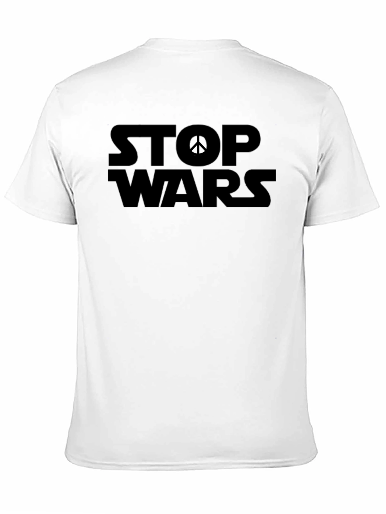 Stop Wars Graphic T-Shirt - Peace Symbol Tee