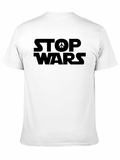 Stop Wars Graphic T-Shirt - Peace Symbol Tee