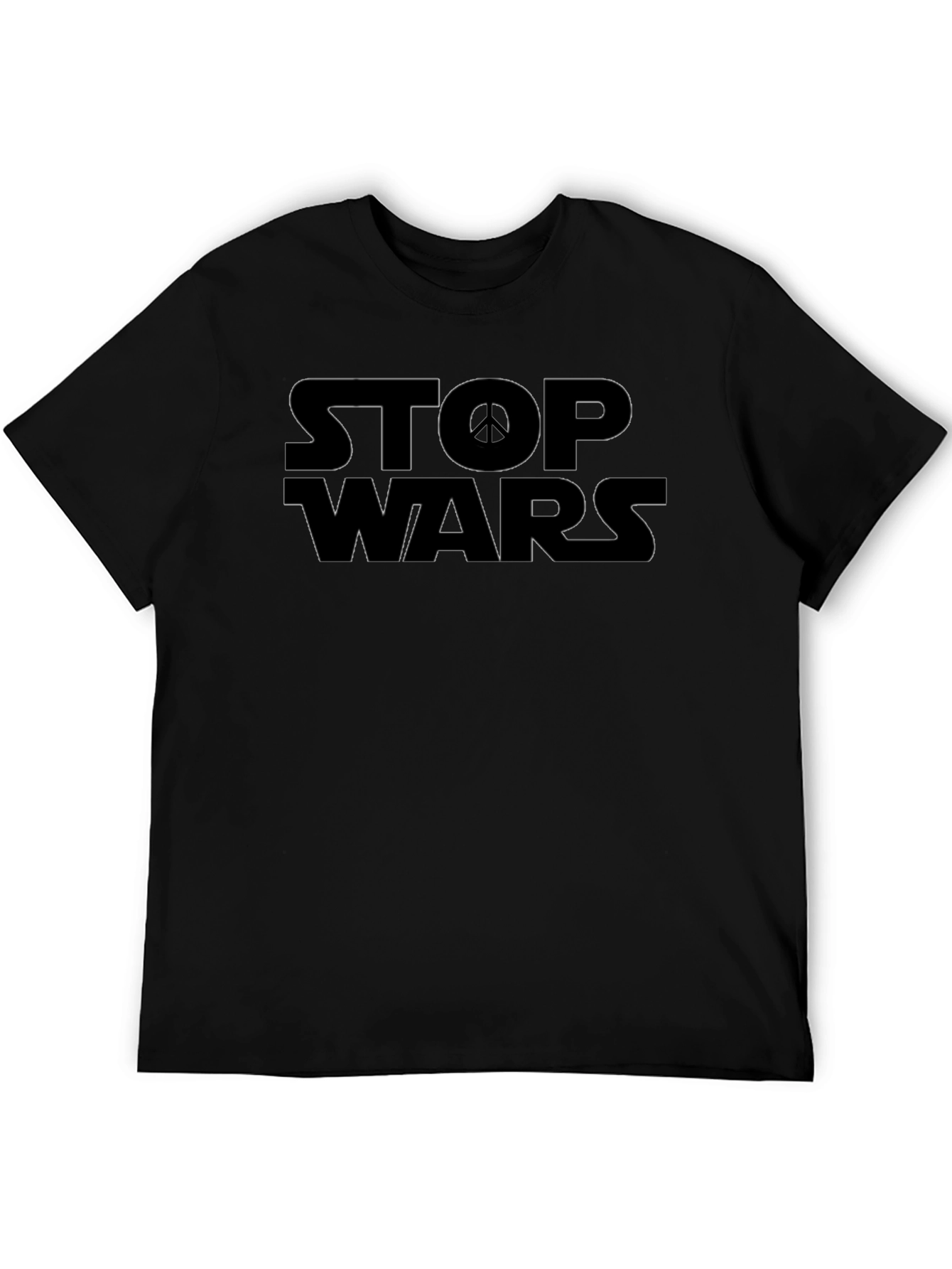 Stop Wars Graphic T-Shirt - Peace Symbol Tee