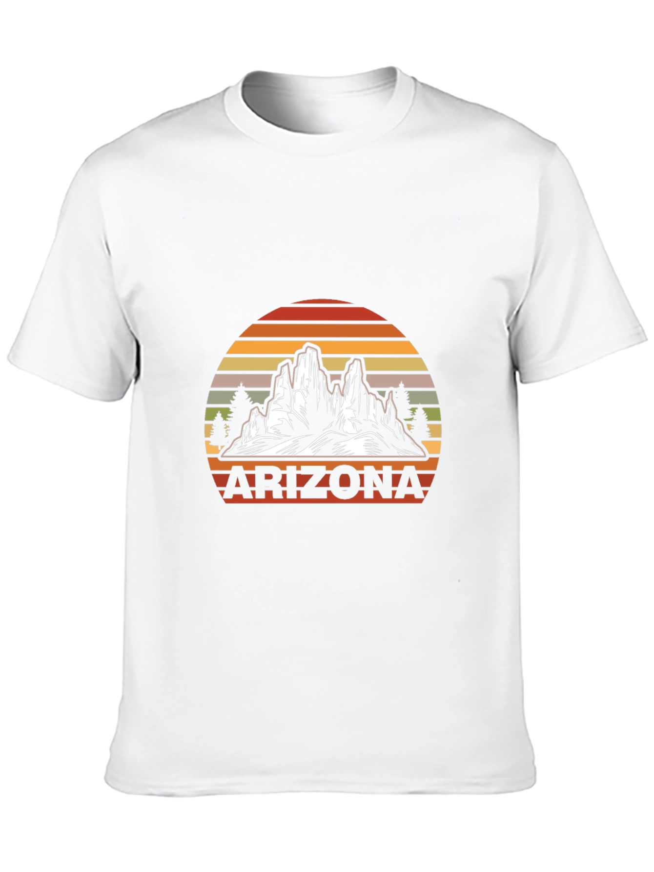 Arizona Sunset Graphic T-Shirt - Desert Mountain Design