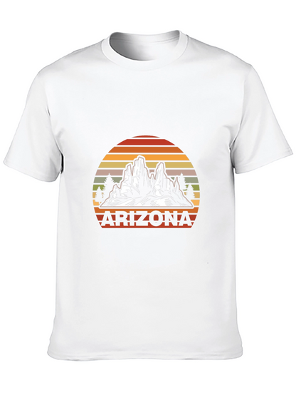 Arizona Sunset Graphic T-Shirt - Desert Mountain Design