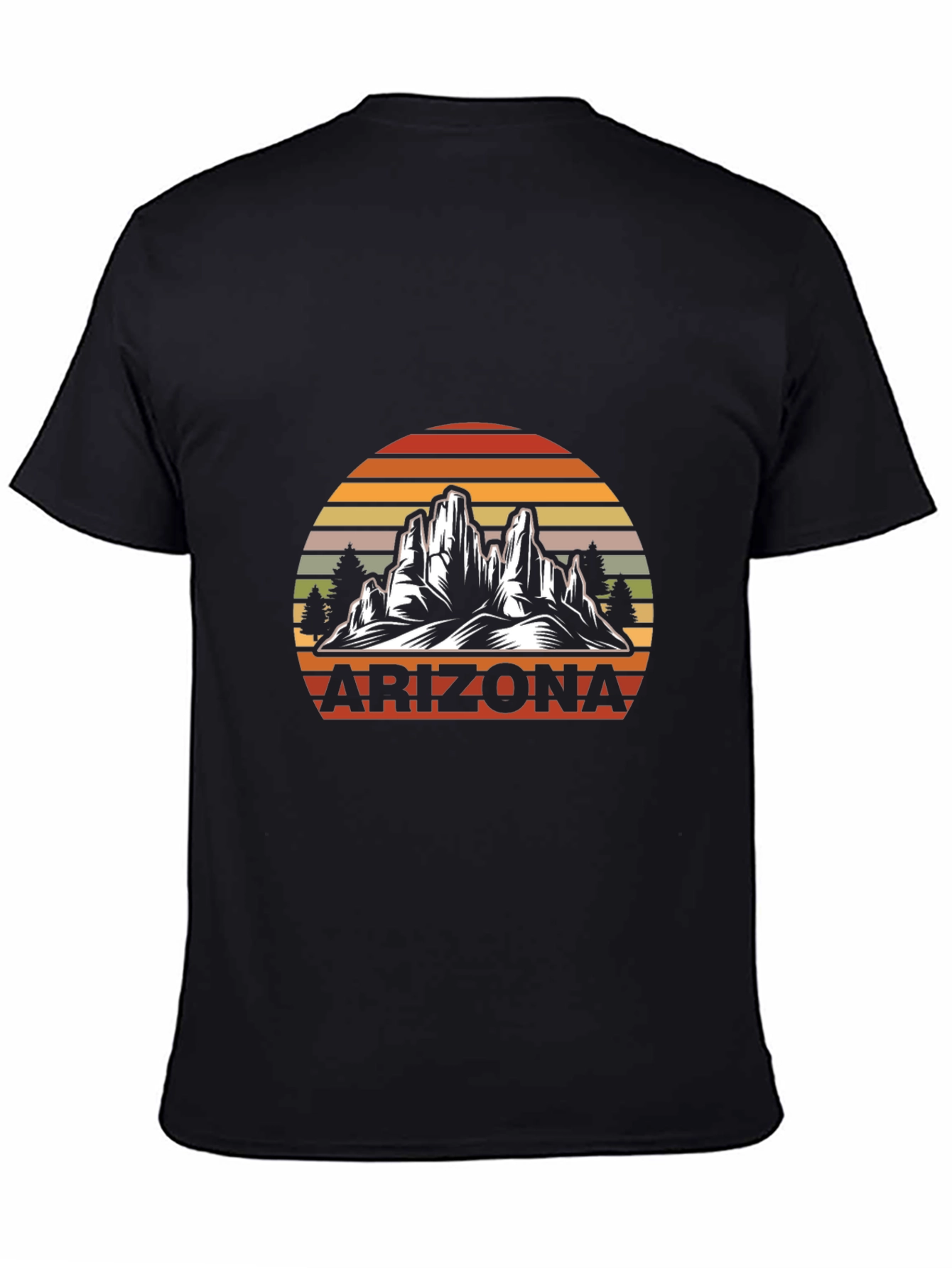 Arizona Sunset Graphic T-Shirt - Desert Mountain Design