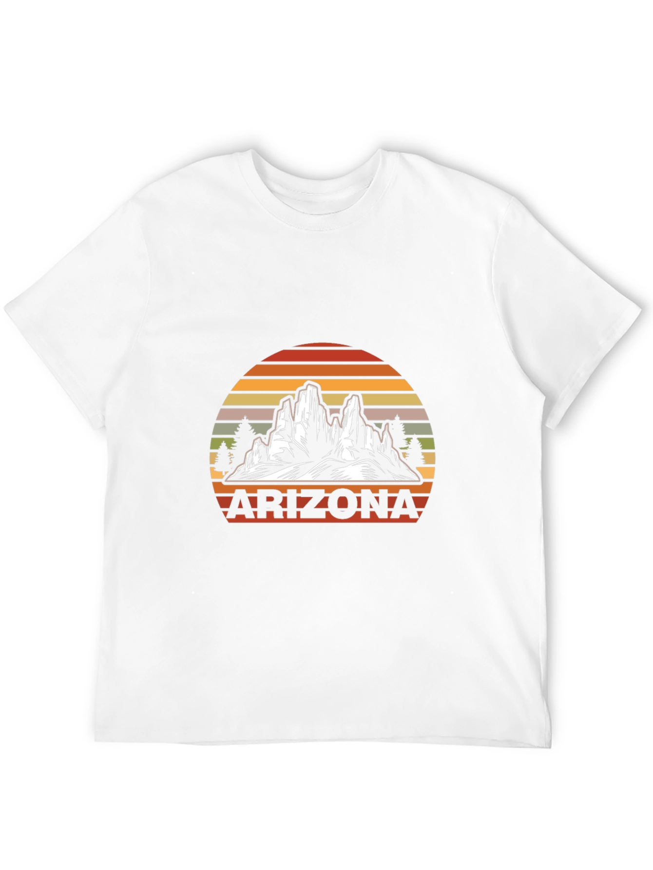 Arizona Sunset Graphic T-Shirt - Desert Mountain Design