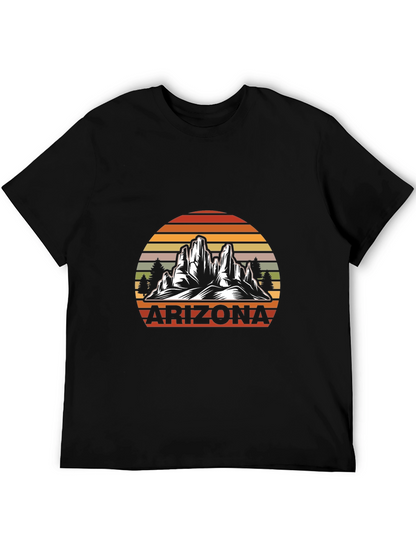 Arizona Sunset Graphic T-Shirt - Desert Mountain Design