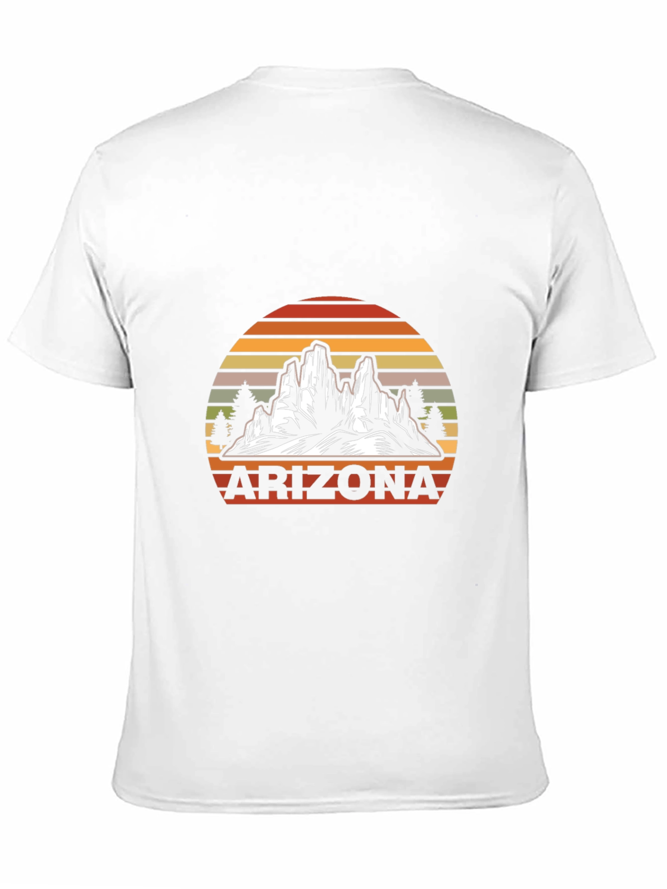 Arizona Sunset Graphic T-Shirt - Desert Mountain Design