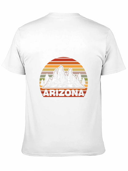 Arizona Sunset Graphic T-Shirt - Desert Mountain Design