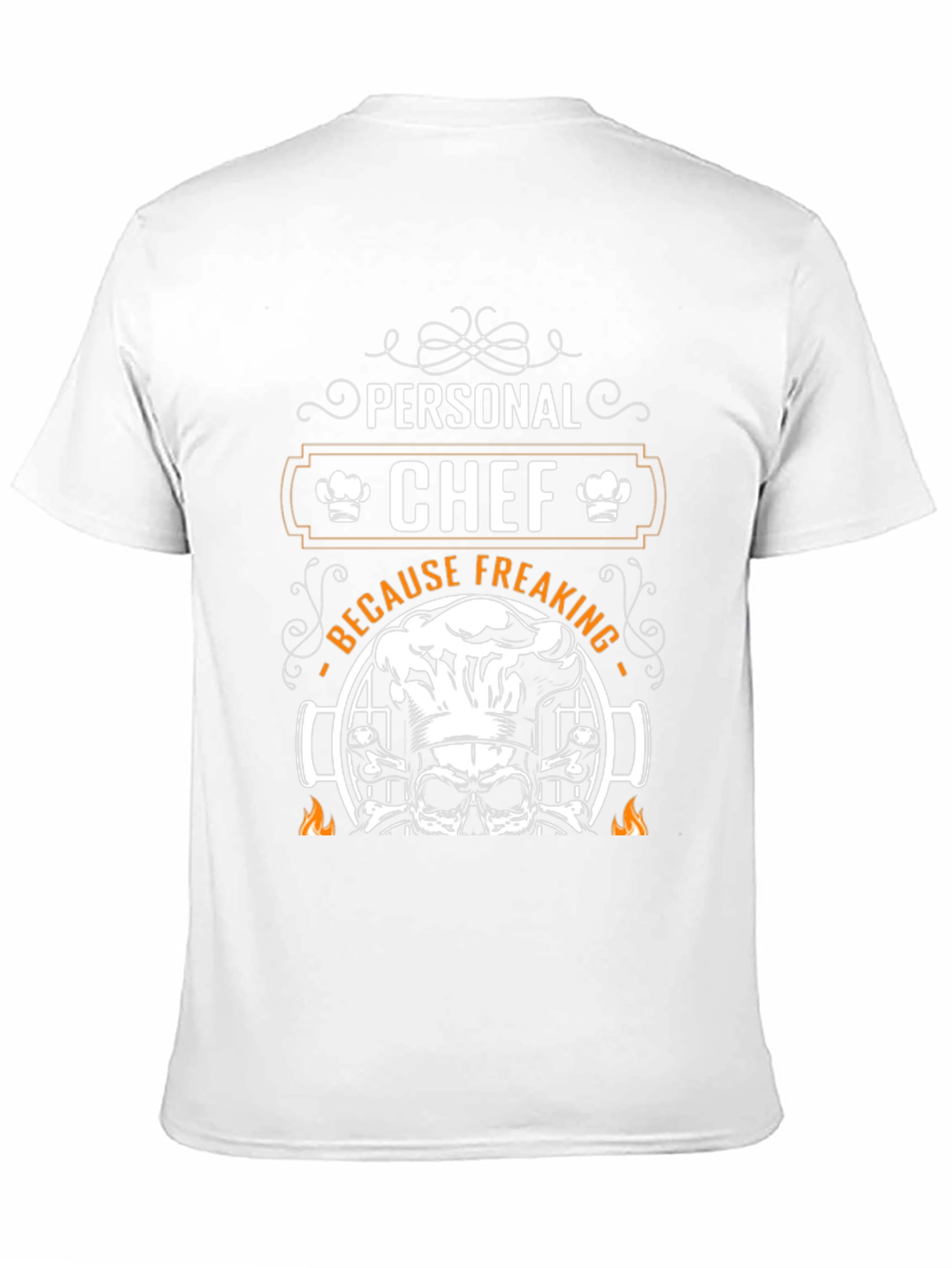 Personal Chef Grilling Skull T-Shirt