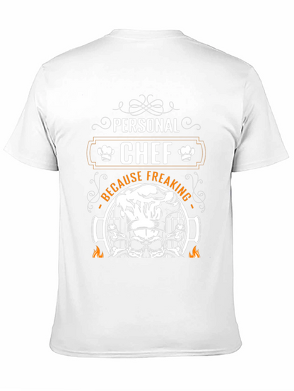 Personal Chef Grilling Skull T-Shirt
