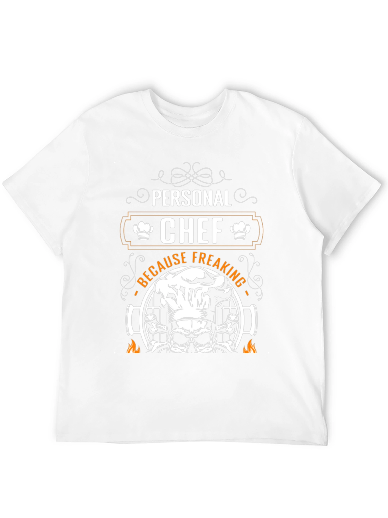 Personal Chef Grilling Skull T-Shirt