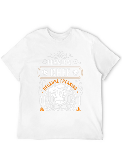 Personal Chef Grilling Skull T-Shirt