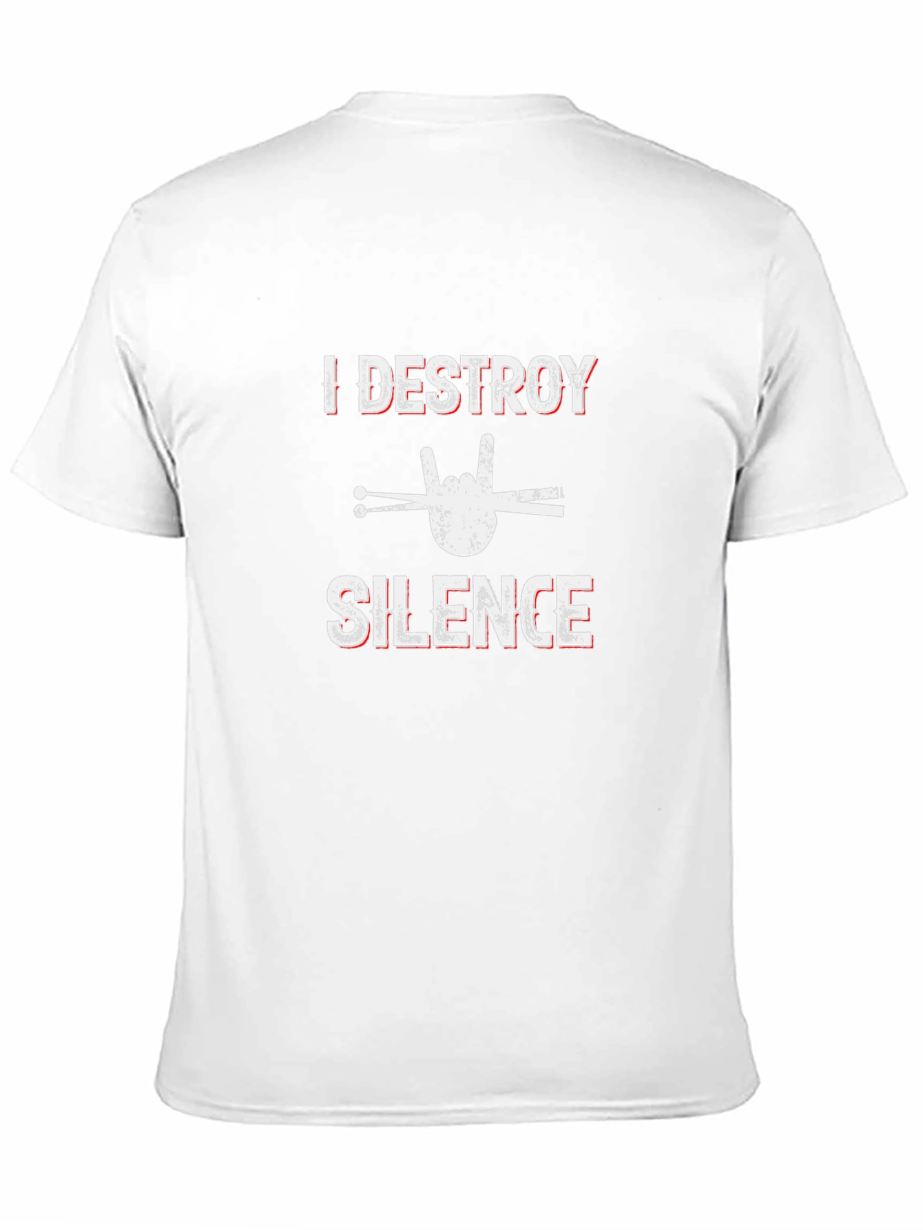 I Destroy Silence Drummer Graphic Tee