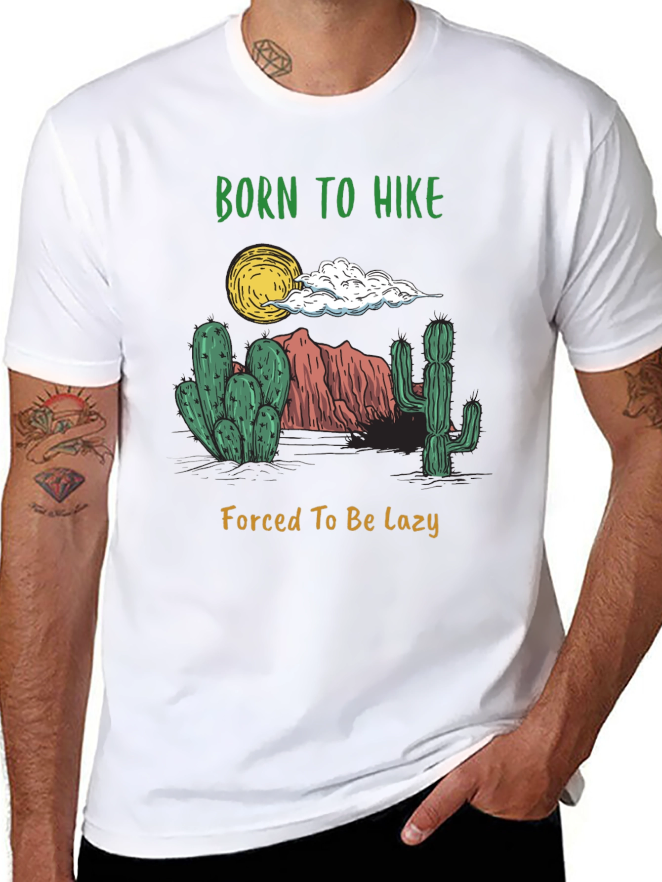 Born to Hike T-Shirt - Desert Graphic Tee