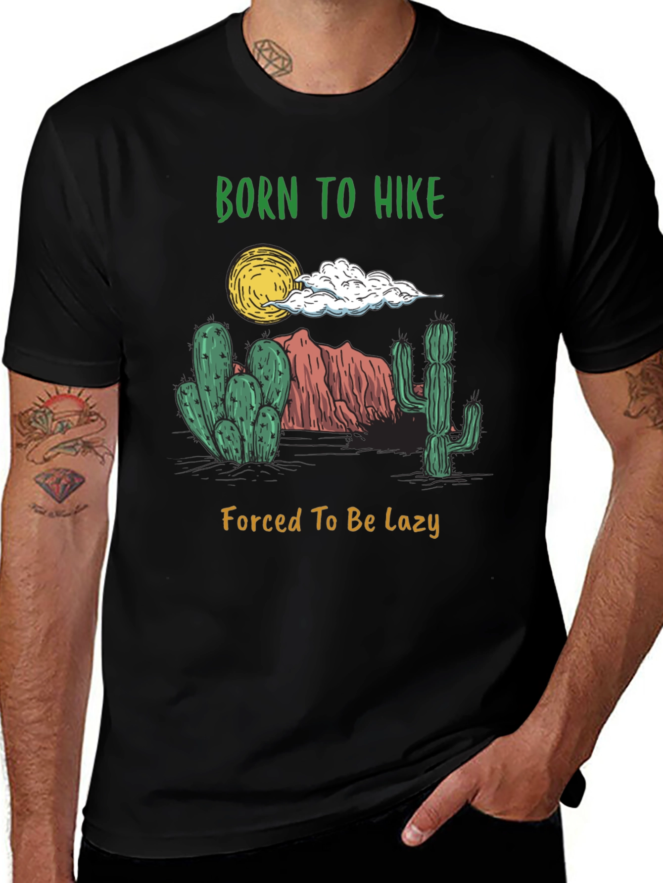 Born to Hike T-Shirt - Desert Graphic Tee