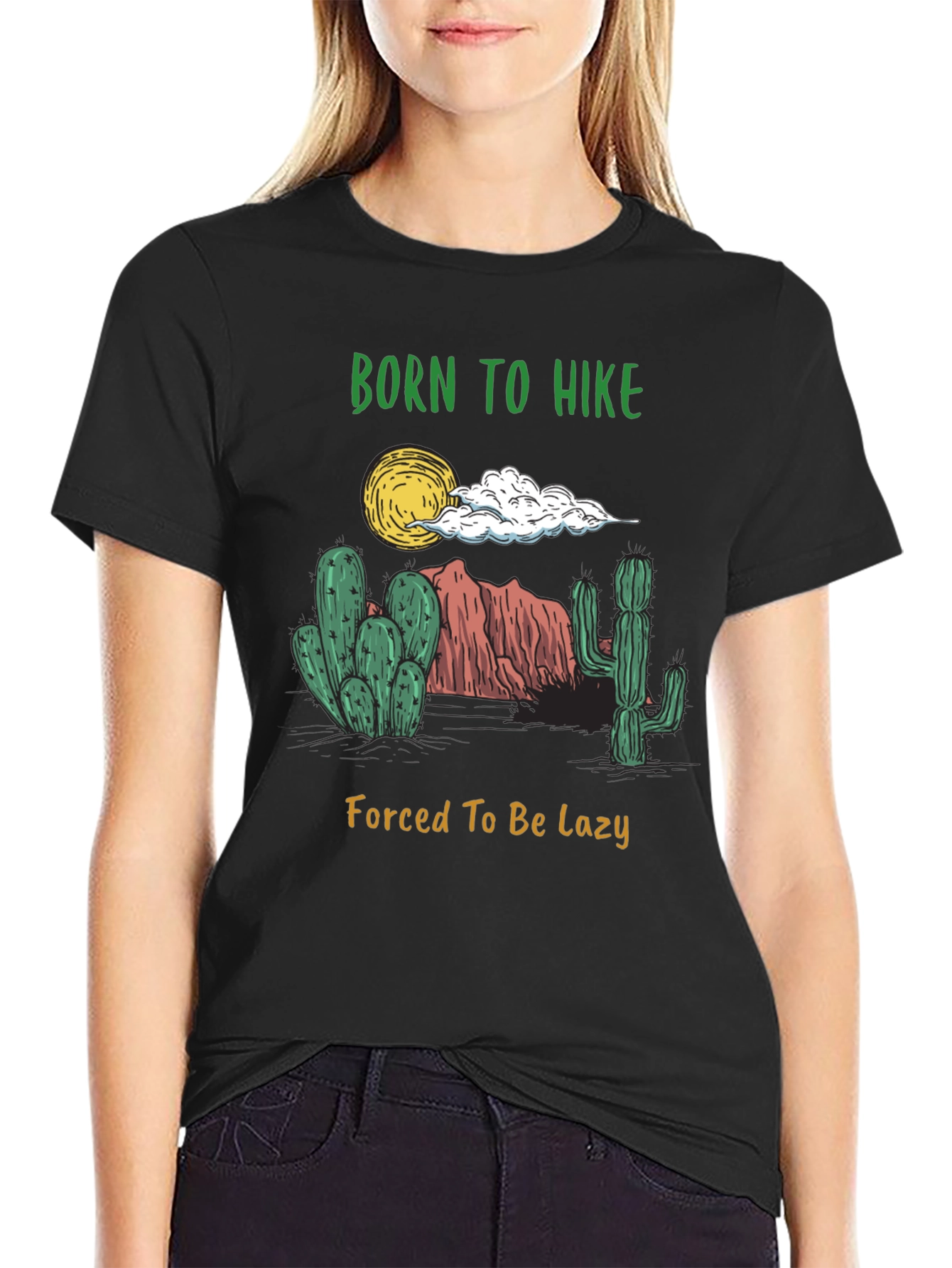 Born to Hike T-Shirt - Desert Graphic Tee