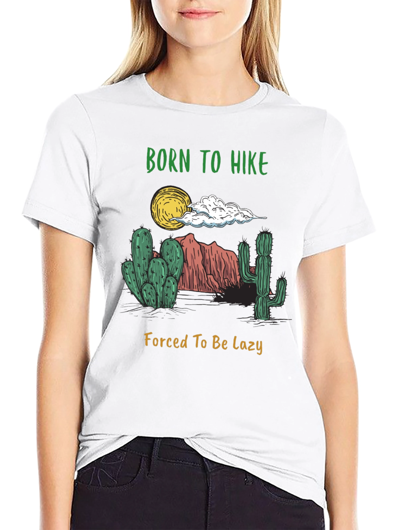 Born to Hike T-Shirt - Desert Graphic Tee