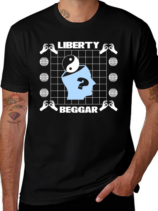 Liberty Beggar Graphic T-Shirt Unique Design