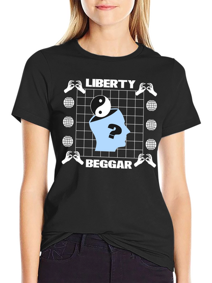 Liberty Beggar Graphic T-Shirt Unique Design