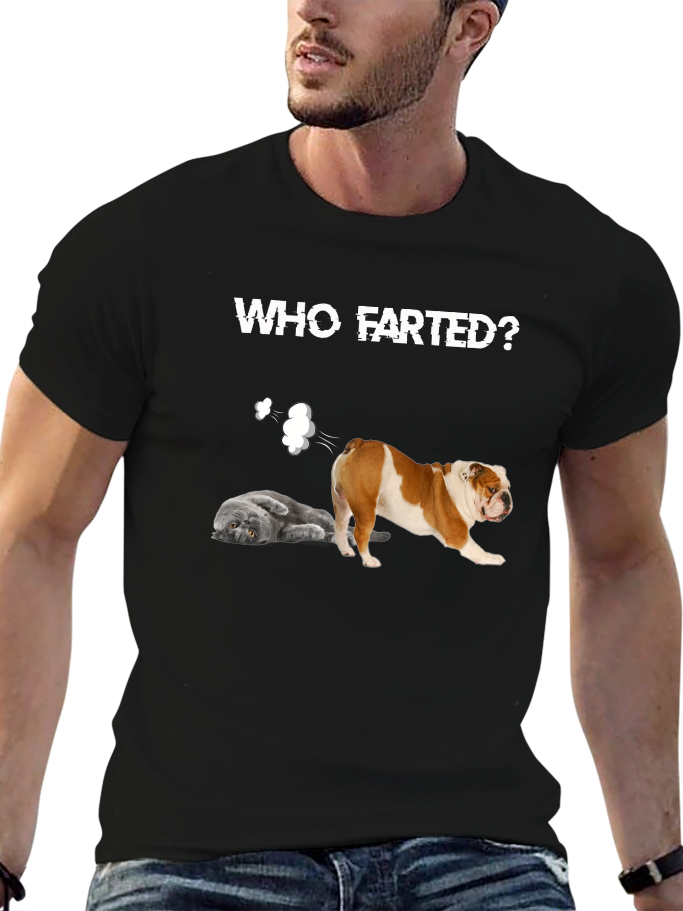 Who Farted? Graphic T-Shirt
