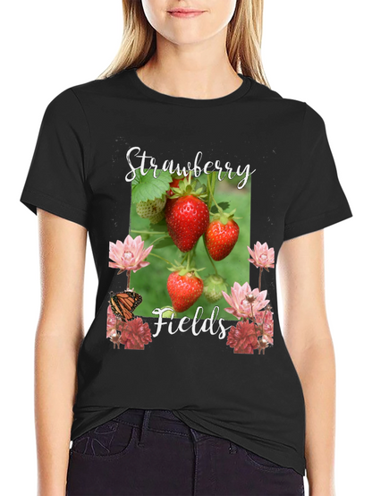 Strawberry Fields Graphic T-Shirt
