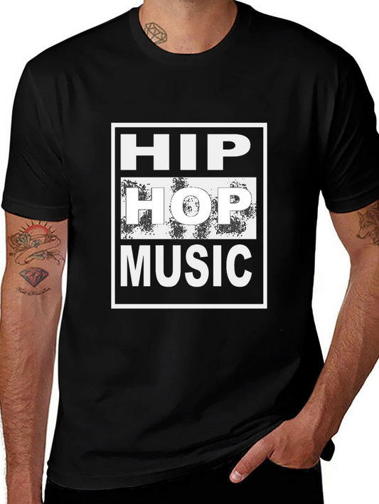 Hip Hop Music Graphic T-Shirt - Classic Design