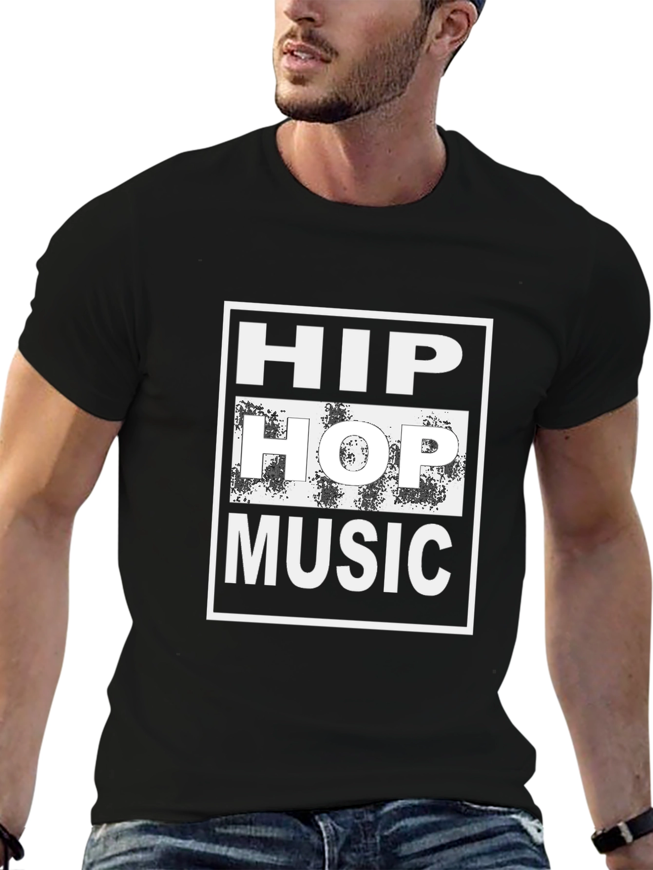 Hip Hop Music Graphic T-Shirt - Classic Design