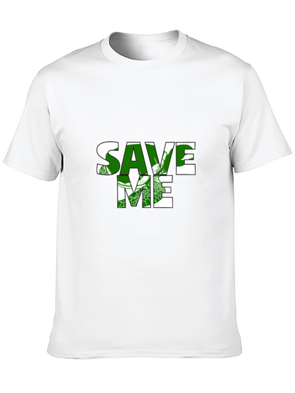 Save Me Sea Turtle T-Shirt - Black
