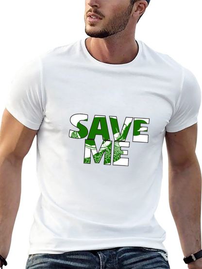 Save Me Sea Turtle T-Shirt - Black