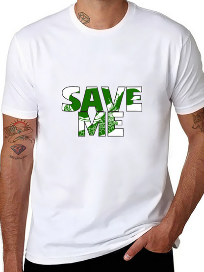 Save Me Sea Turtle T-Shirt - Black