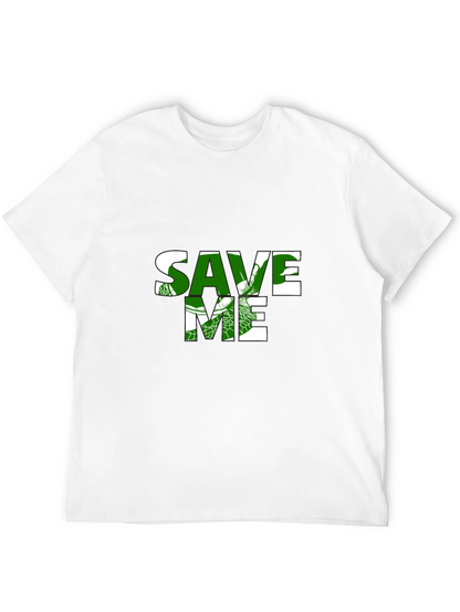 Save Me Sea Turtle T-Shirt - Black