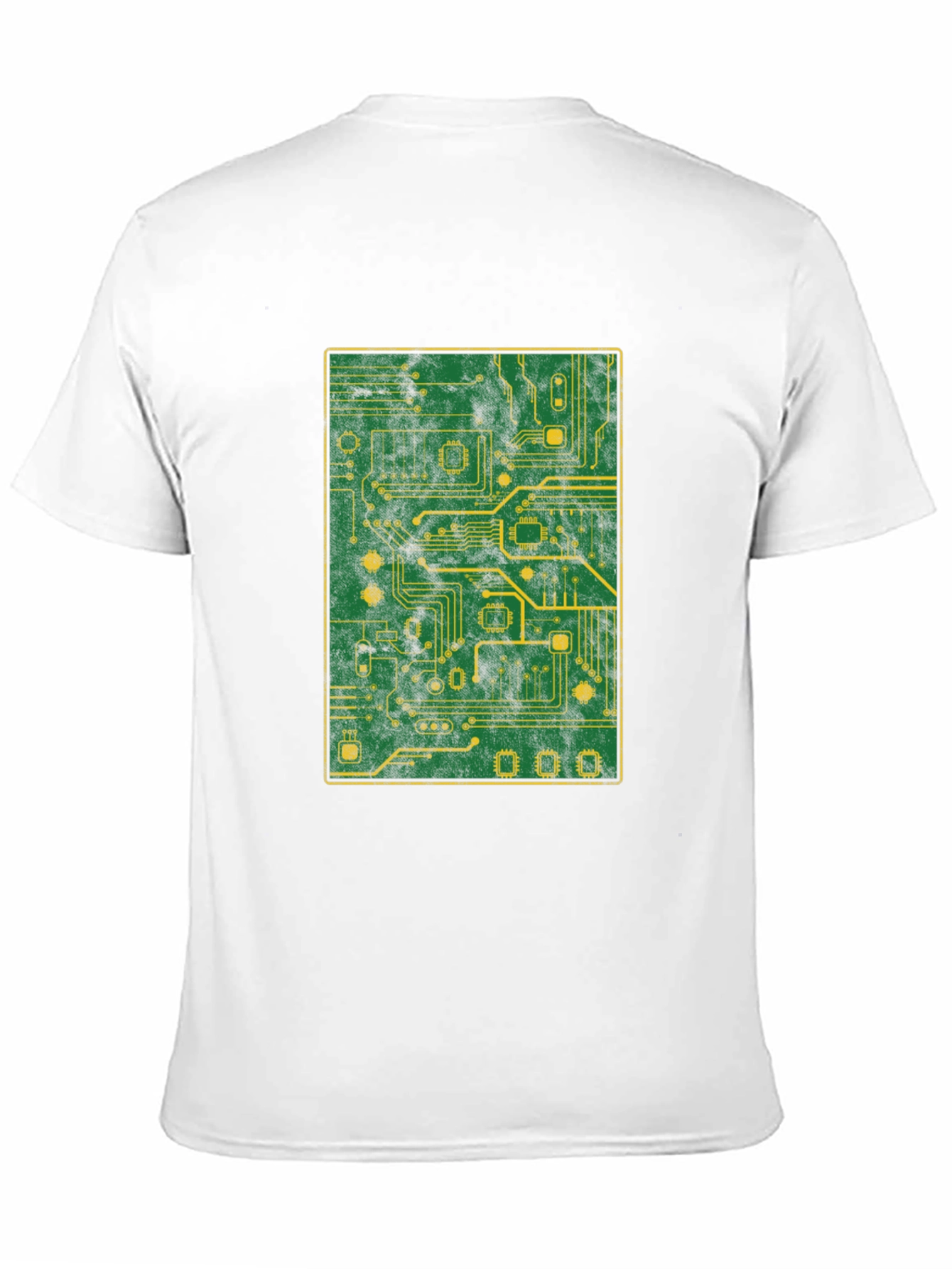 Circuit Board Graphic T-Shirt - Tech Geek Style