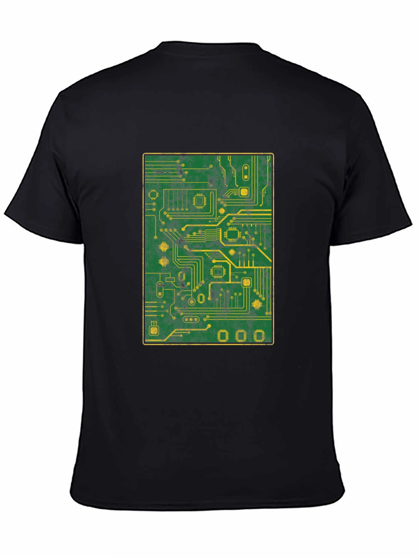 Circuit Board Graphic T-Shirt - Tech Geek Style