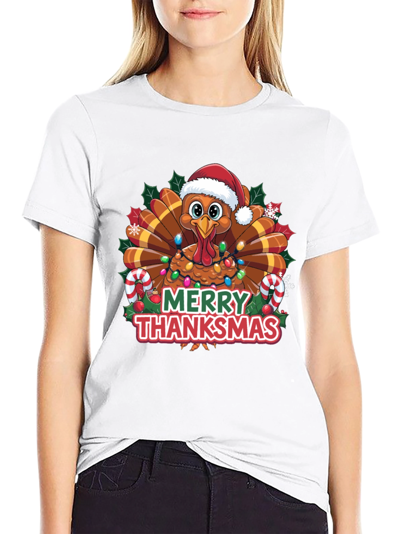 Merry Thanksmas Turkey T-Shirt