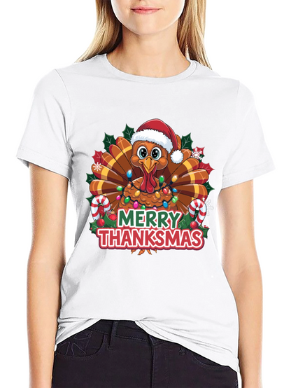 Merry Thanksmas Turkey T-Shirt
