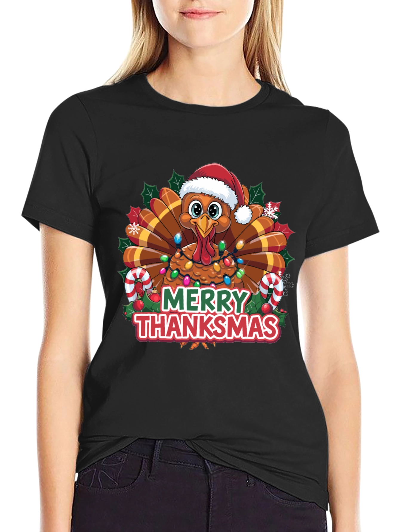 Merry Thanksmas Turkey T-Shirt