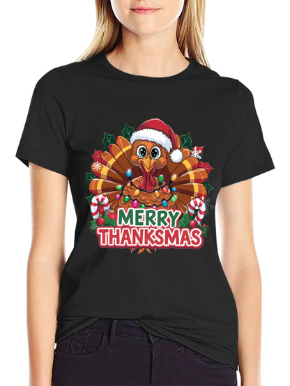 Merry Thanksmas Turkey T-Shirt
