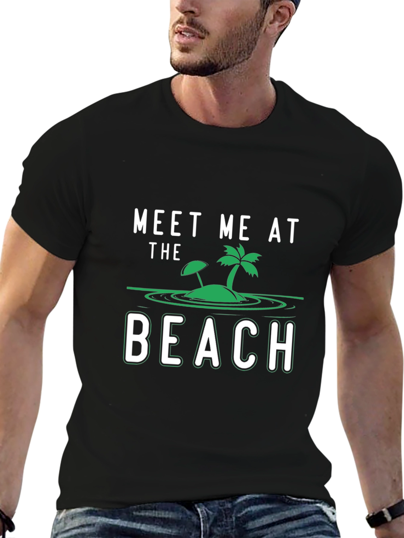 Meet Me At The Beach Graphic T-Shirt